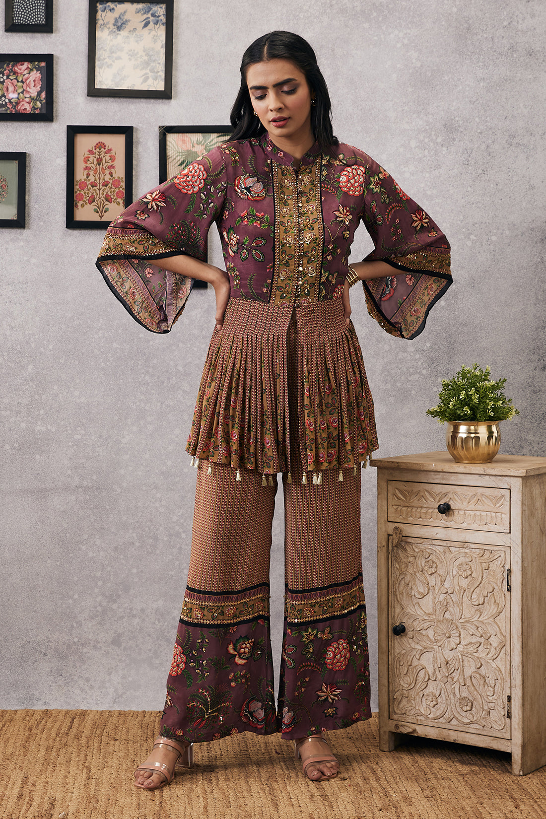 Mehr embroidered kurta set