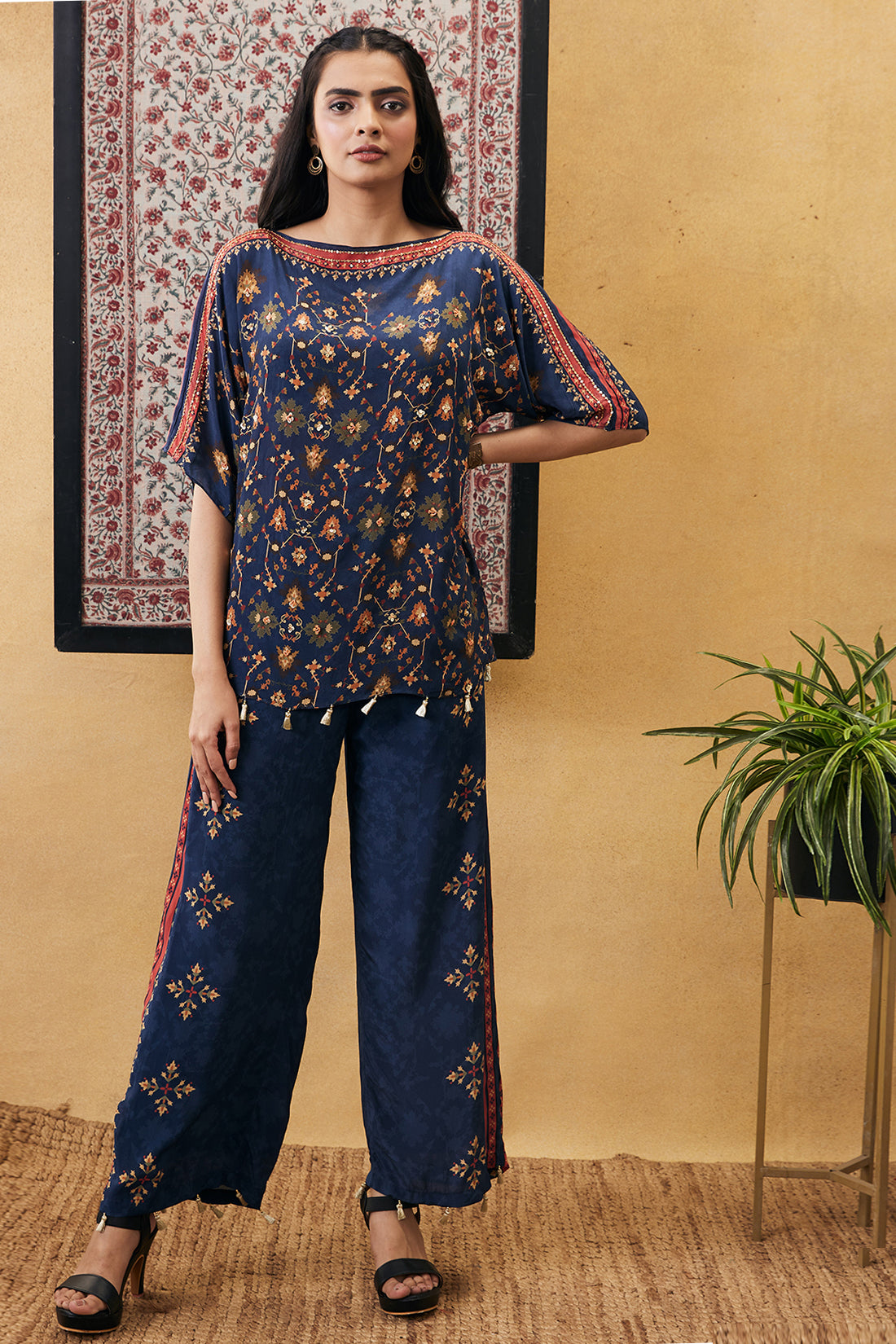 Zahra embroidered co-ord set