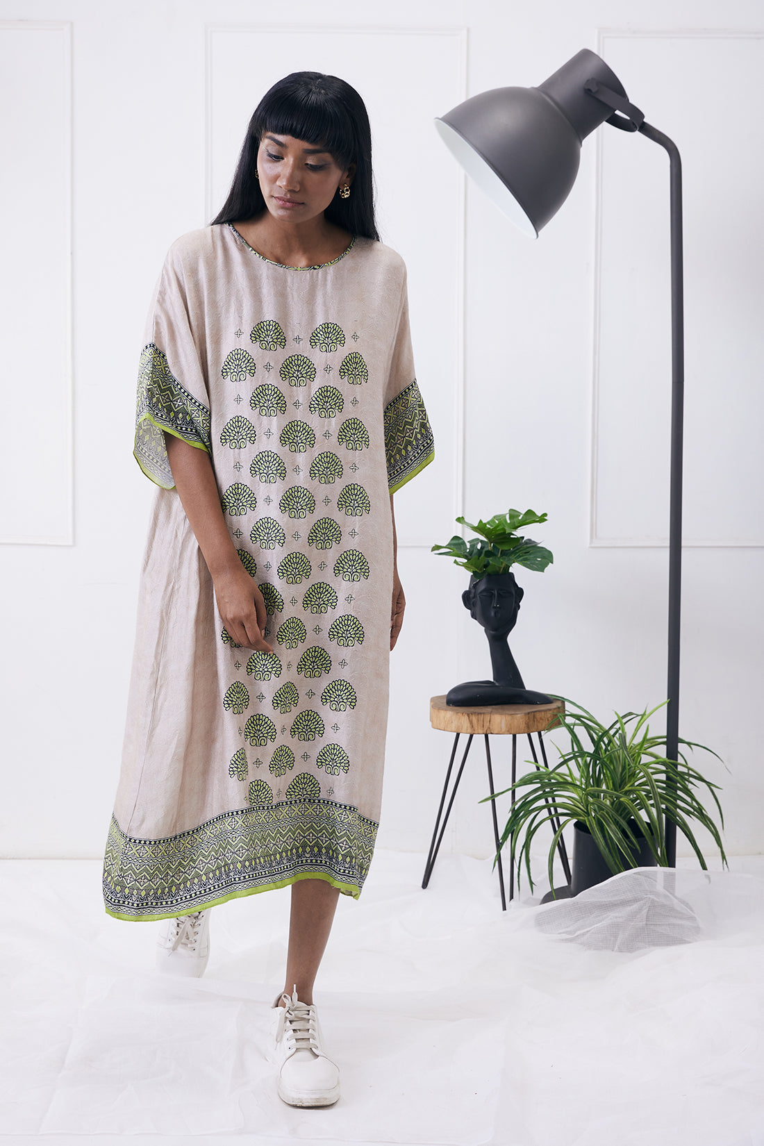 Ela Printed kimono dress