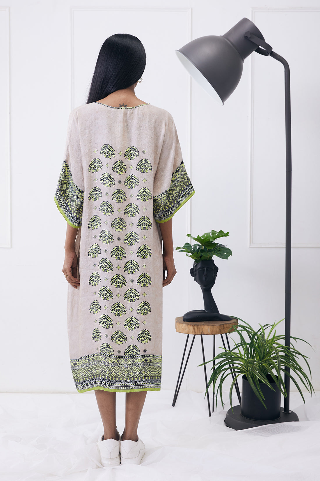 Ela Printed kimono dress