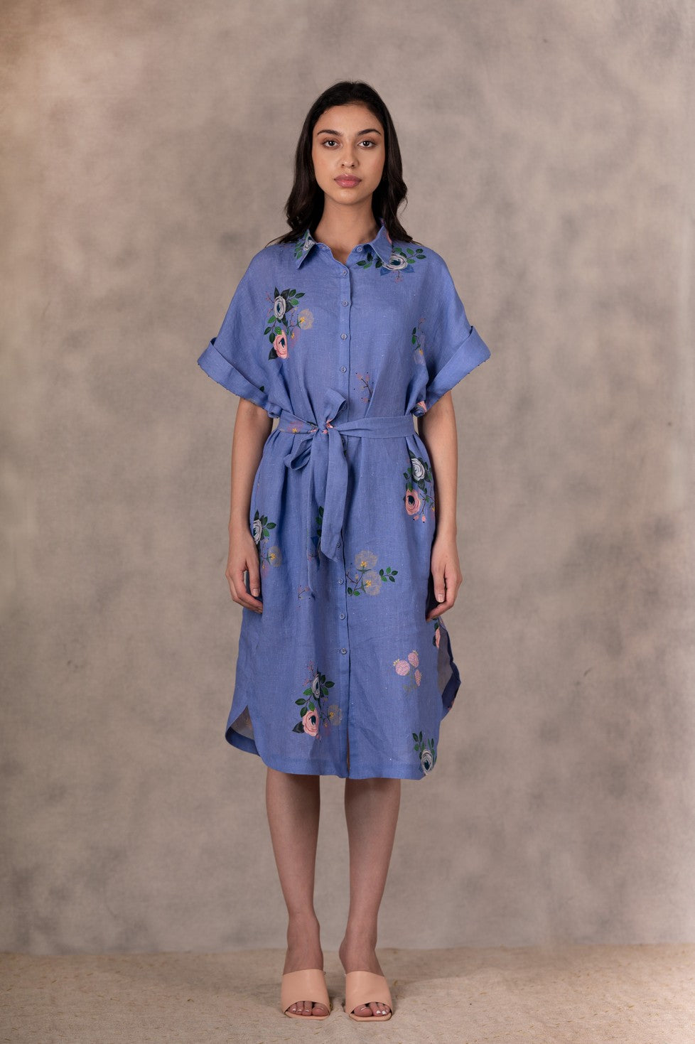 TWILIGHT EDEN PRINT SHIRT DRESS