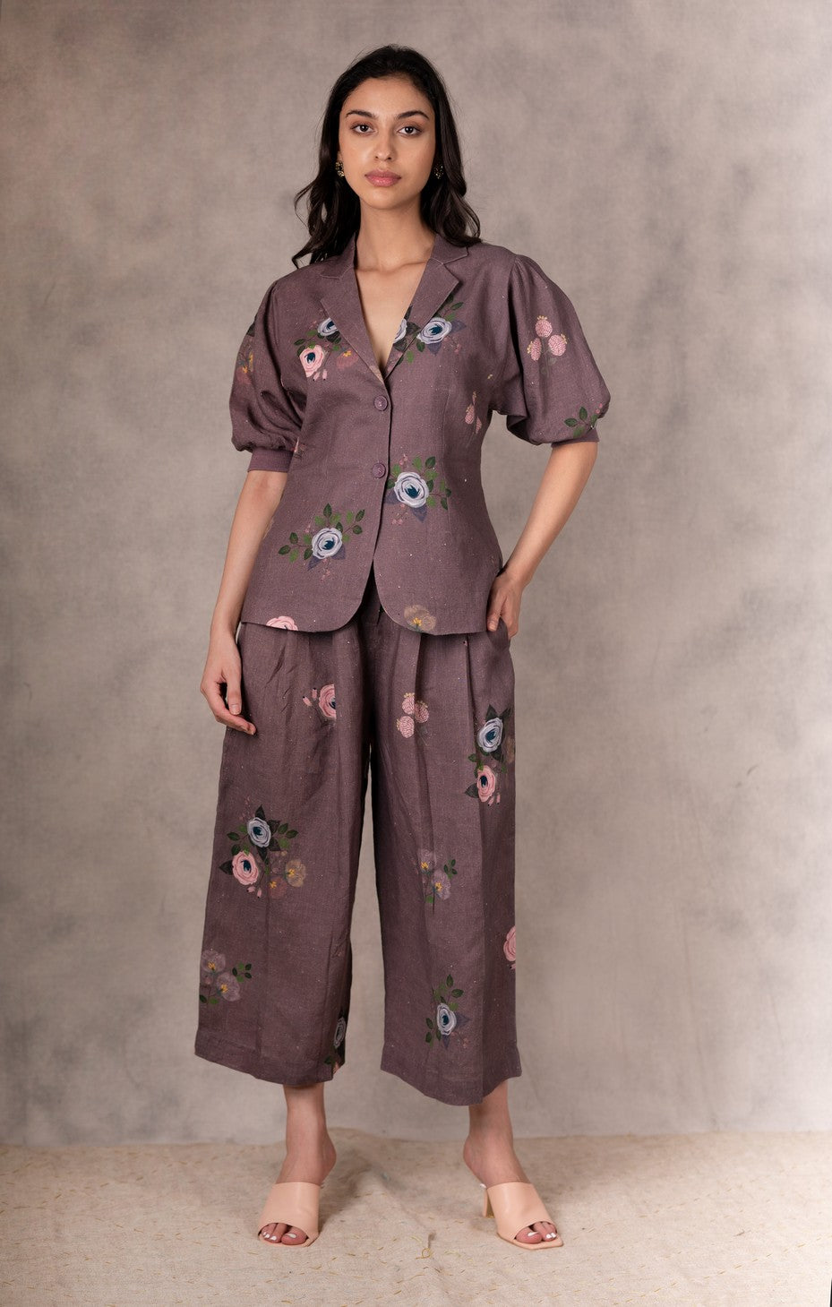 GRAPE BERRY EDEN PRINT CULOTTES