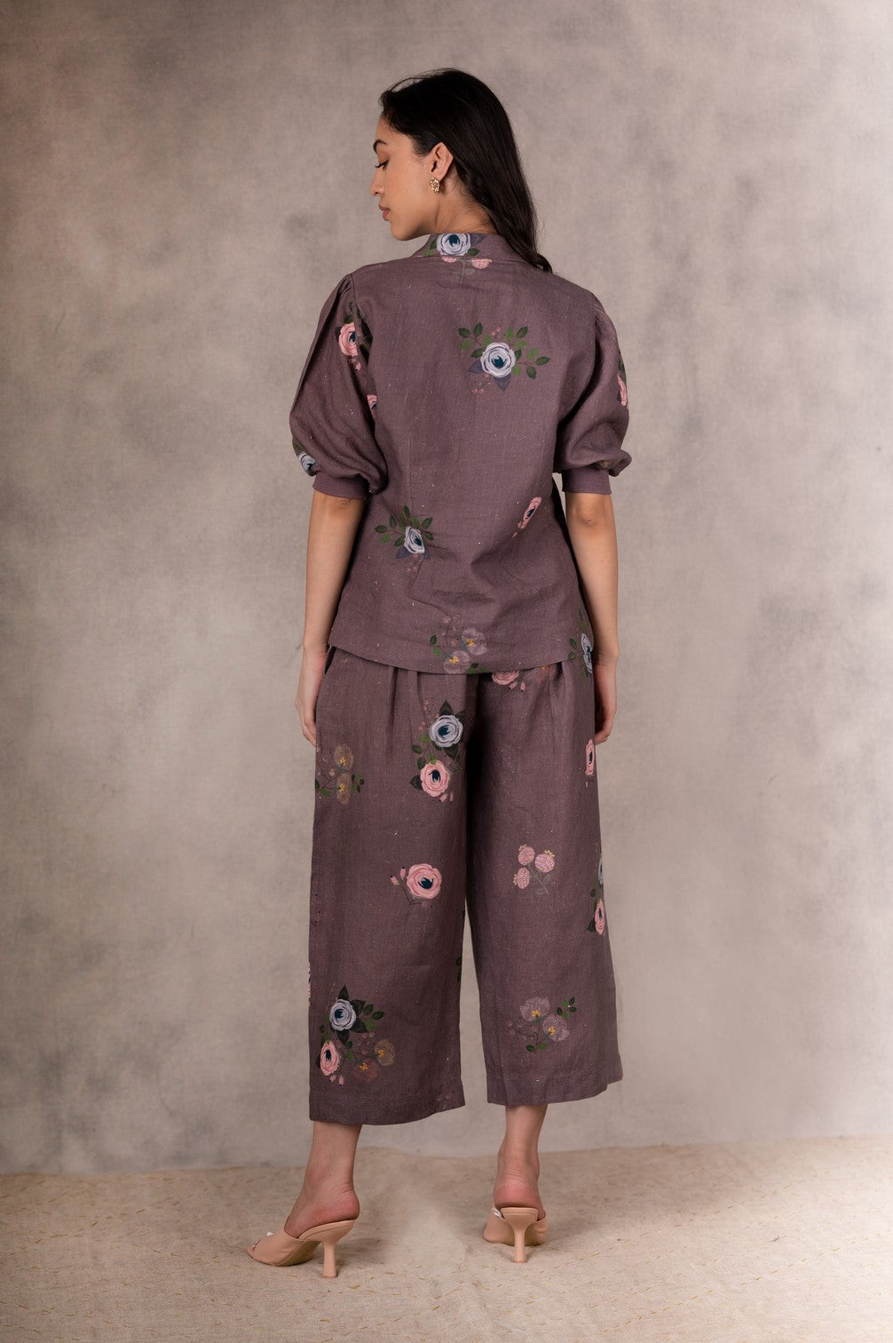 GRAPE BERRY EDEN PRINT CULOTTES