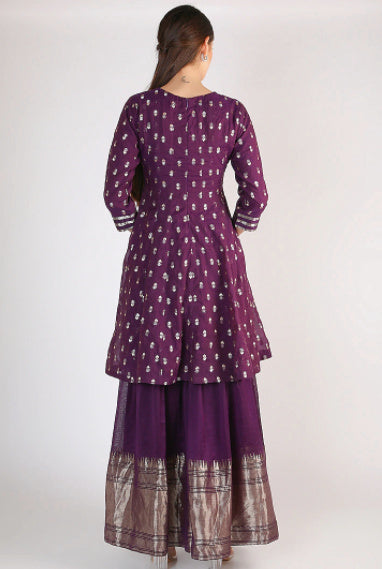 kali kurta with gharara