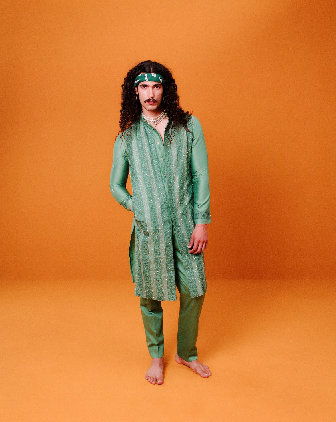 Side by side Kurta Set