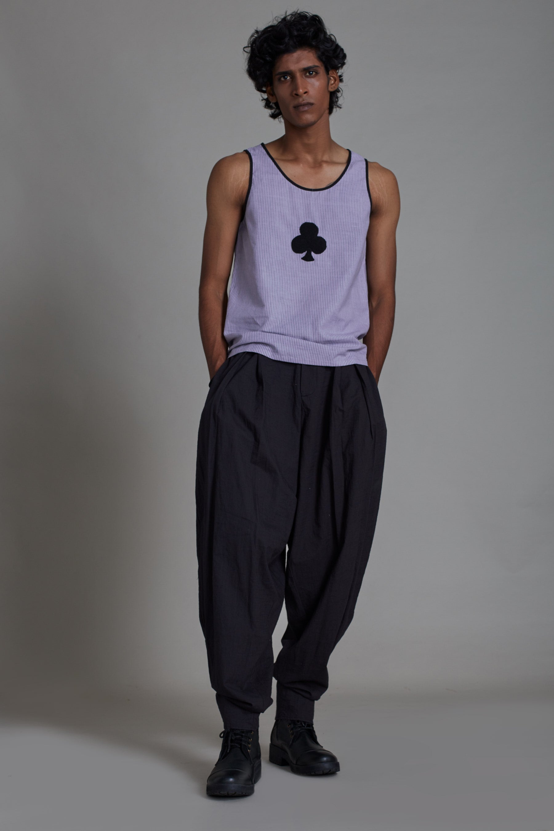 Taash Balloon Pants-Black