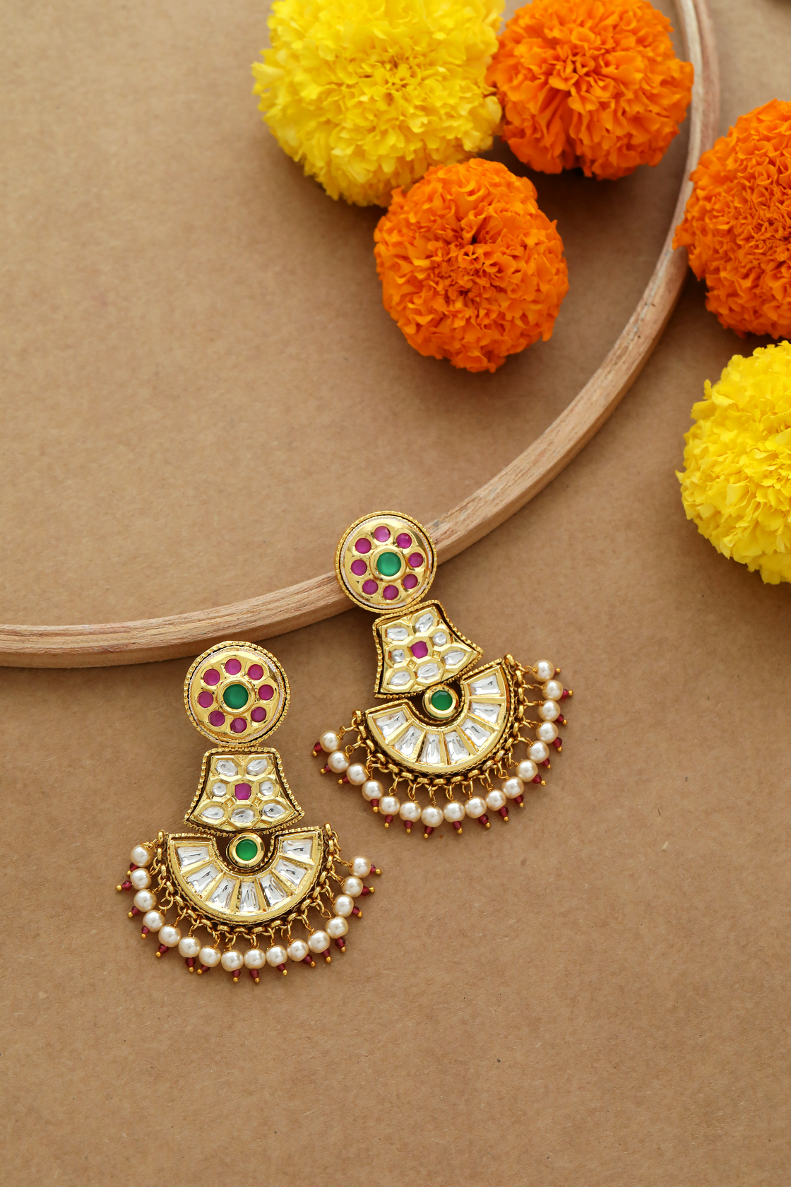 Rajwada ethnic festive earrings