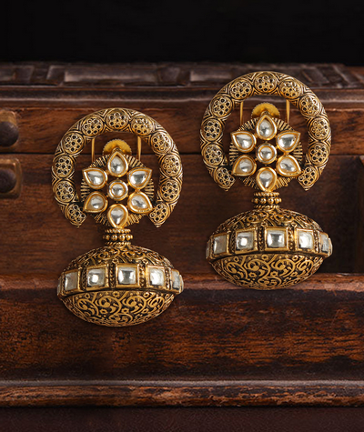 Antique ethnic earrings