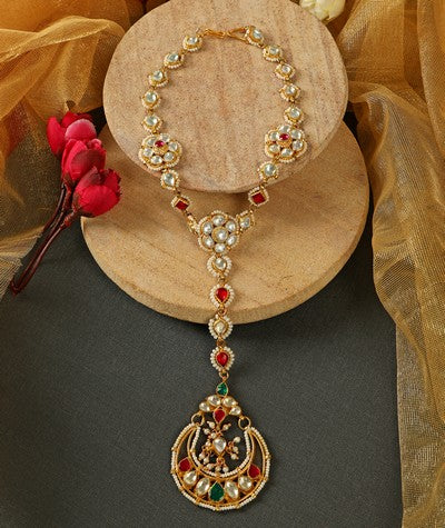 RED GREEN KUNDAN MATHAPATTI