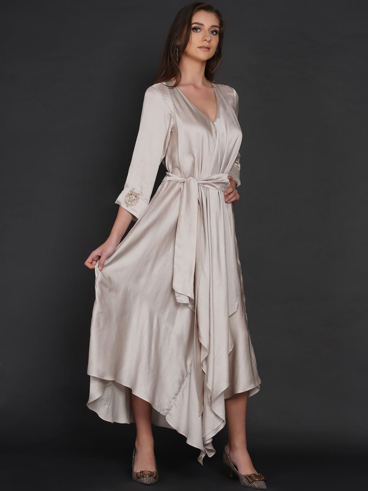 IVORY LAYERED DRESS