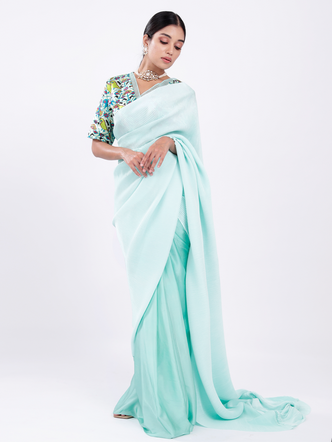 summer wedding saree