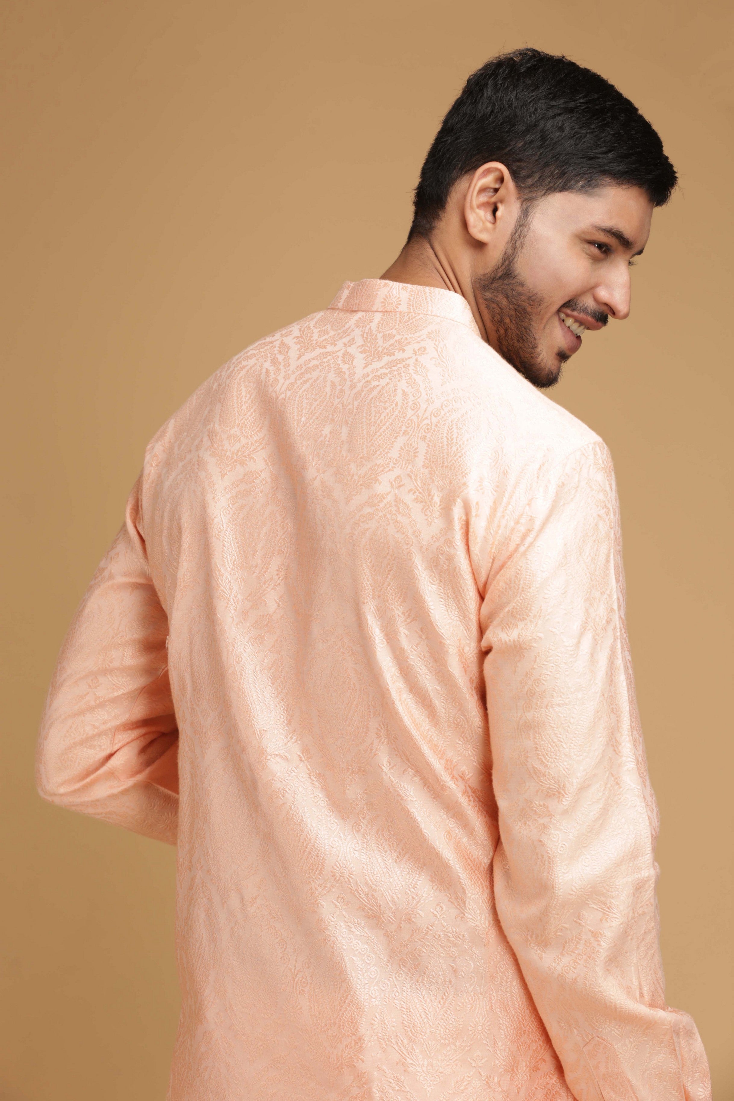 Self Design kurta