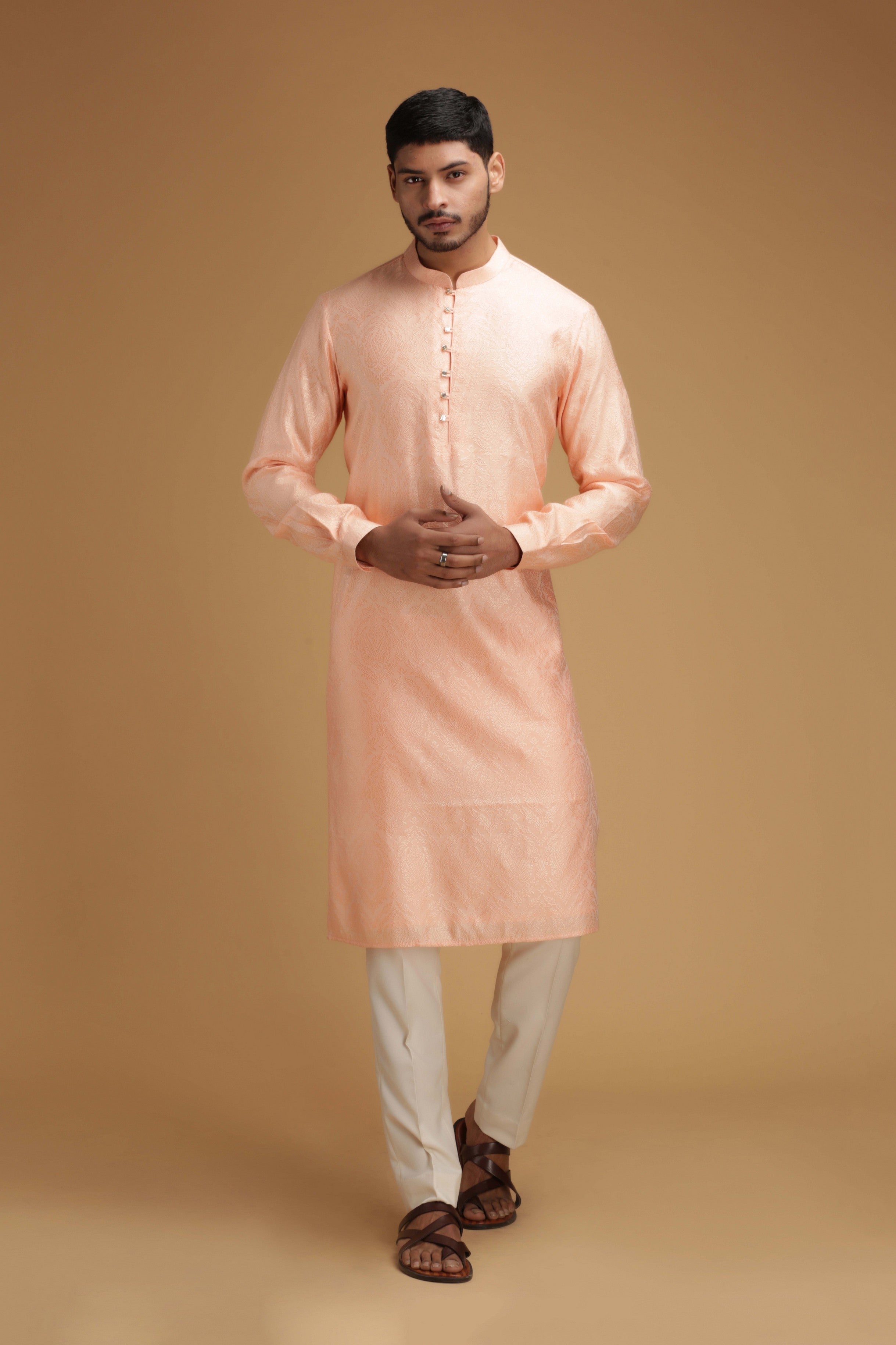 Self Design kurta