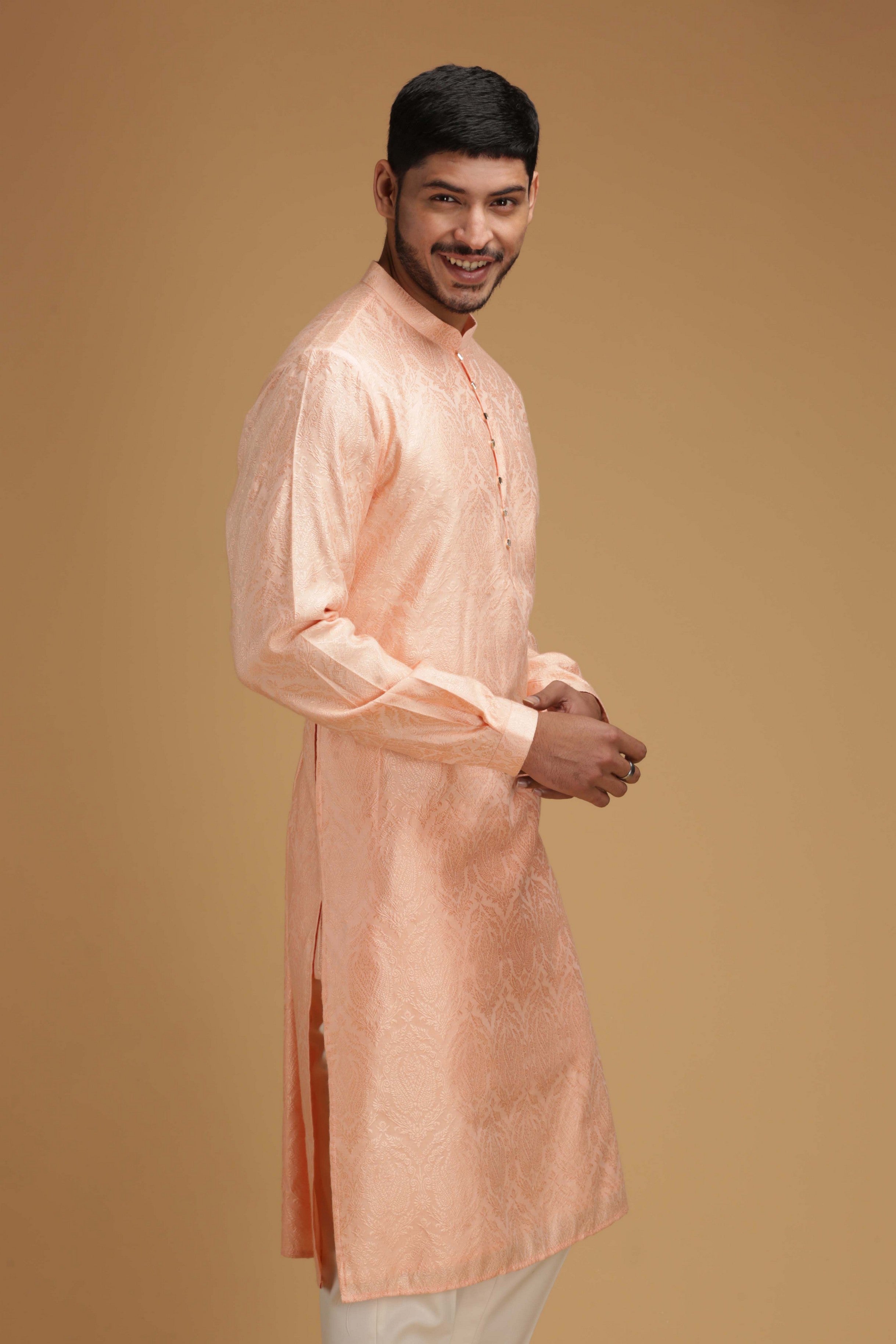 Self Design kurta