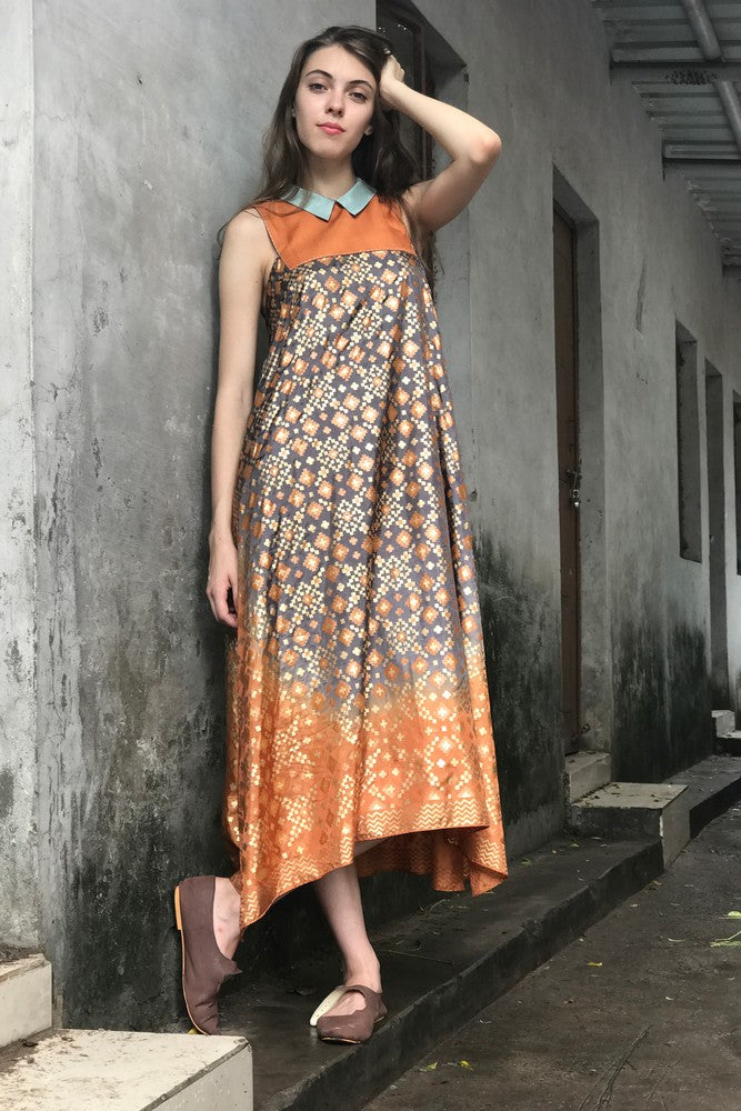 rust orange kurtis