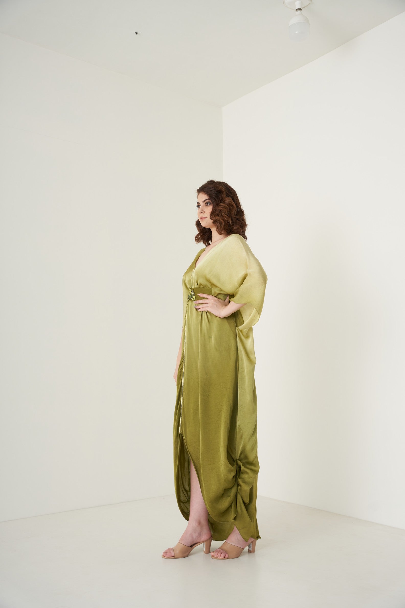 Pearl Detailing Ombre kaftan