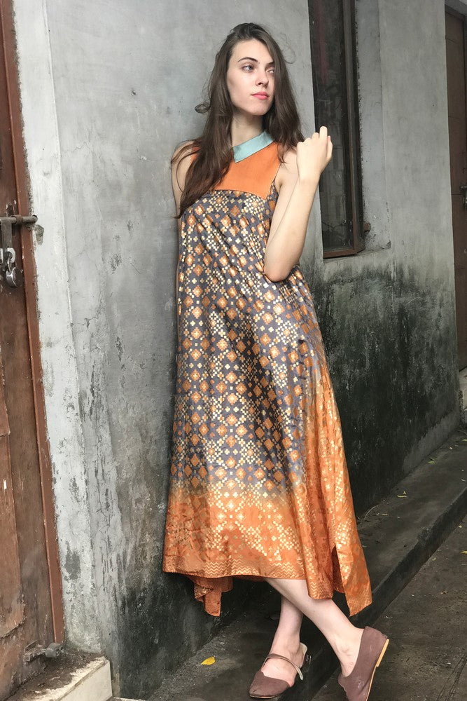 rust orange kurtis