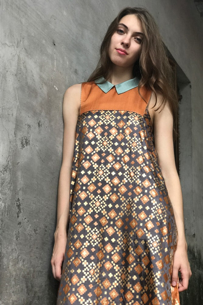 rust orange kurtis